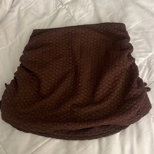 brown summer skirt